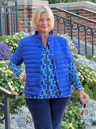 LULU-B SAPPHIRE SHORT PUFFER VEST