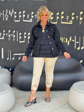 Ethyl Eyelet Elegance Jacket - Eastlake