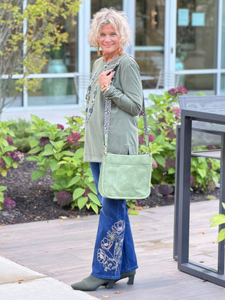 AUTUMN OLIVE STYLING TOP Cathys Place