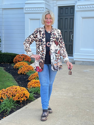 One Size Urban Wild – Leopard Print Blazer PREORDER SHIPS OCTOBER 31 Cathys Place