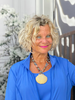 LULU-B BLU FULL ZIPPER LULU-B