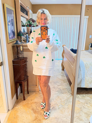 St Patricks Day Glitter weatshirt/Irish Sweatshirt Cathys Place