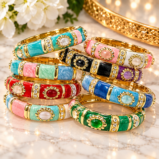 Palm Beach Enamel Bracelet Cathys Place