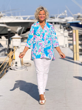 LULU B PALM BEACH SPALSH TUNIC LULU-B