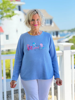 BEACH CLUB PERRI ADIRONDACK SWEATER LULU-B