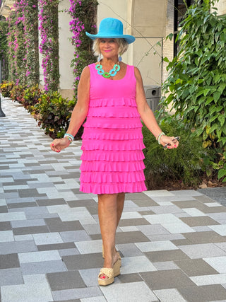 HOT PINK CHA CHA DRESS