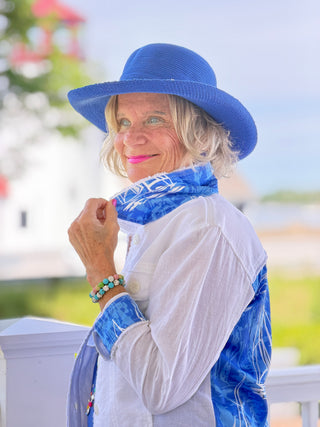 HARBOR BLUES LINEN JACKET Cathys Place