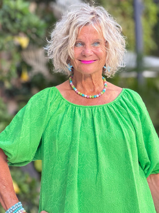 SPRING GREEN FASHION TOP Cathys Place