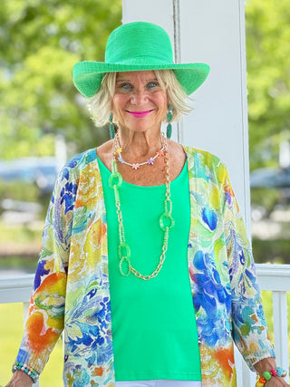 Lulu B Kelly Green Hat Cathys Place