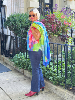 RIVER CRUISE BLUE CARDIGAN