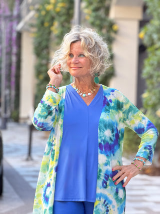 Classic Long Length Cardi - Riverton