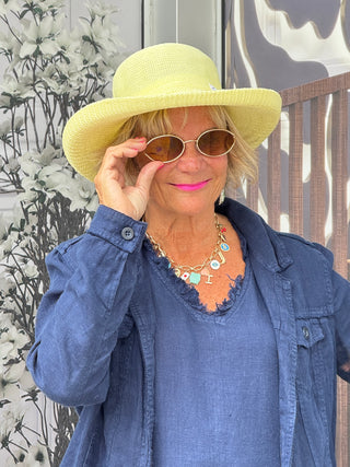 PALE YELLOW HAT