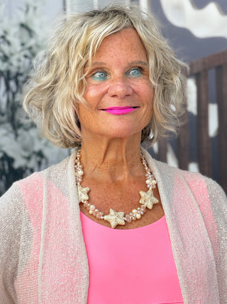 SANDY CLUSTER STARFISH NECKLACE Cathys Place