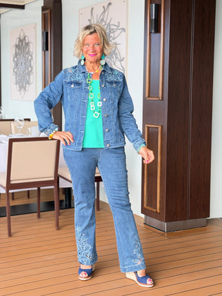 Ethyl Fit To Flare Pant - Great Falls ETHYL JEANS