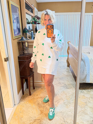 St Patricks Day Glitter weatshirt/Irish Sweatshirt Cathys Place