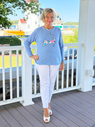 BEACH CLUB PERRI CAPE COD MAP SWEATER LULU-B