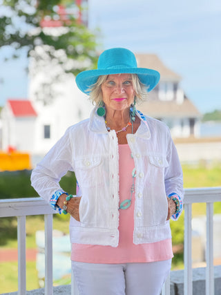 COTTON CANDY COAST LINEN JACKET Cathys Place