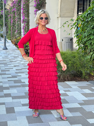 LULU-B CRIMSON RED CHA CHA MAXI