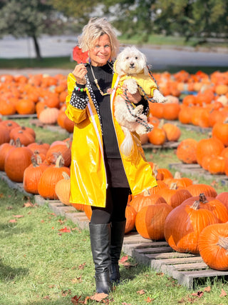YELLOW POKA DOT POSH RAINCOAT Cathys Place