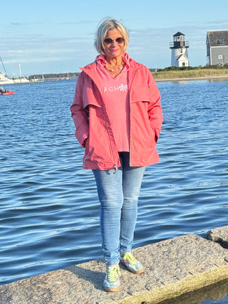 Women's New Englander® Rain Jacket Peach