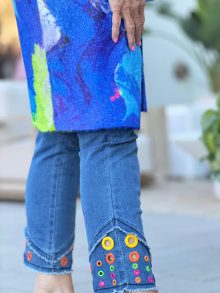 RIVER CRUISE BLUE CARDIGAN ETHYL JEANS