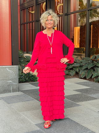 LULU-B CRIMSON RED CHA CHA MAXI