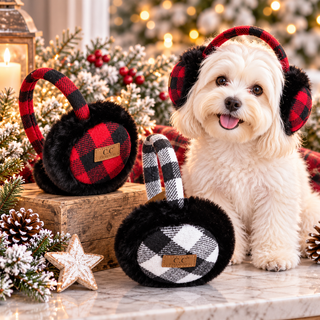 CC Buffalo Plaid Earmuff Cathys Place