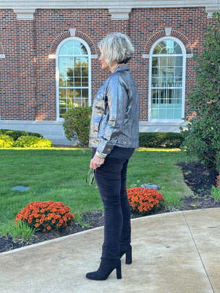 HOLIDAY BLACK METALLIC JACKET