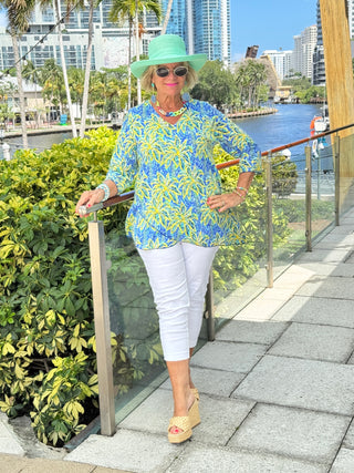 UNDER THE PALM ASYMMETRIC TOP