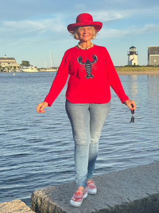 RED LOBSTER SWEATER SHIPPING WEEK OF AUGUST 25