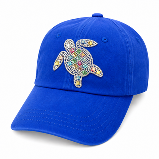 BLUE BLING TURTLE HAT Cathys Place