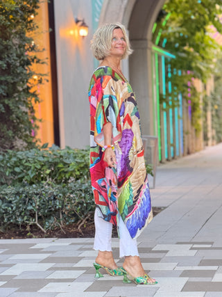 Urban Floral Modal Kaftan Cathys Place