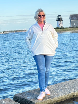 Women’s Beacon Lightweight Pullover WHITE