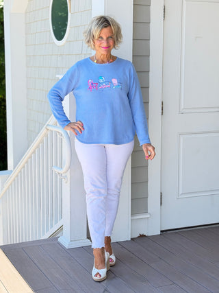 BEACH CLUB PERRI ADIRONDACK SWEATER LULU-B