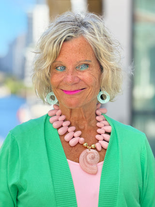 Frosty Pink Shell Statement Cathys Place