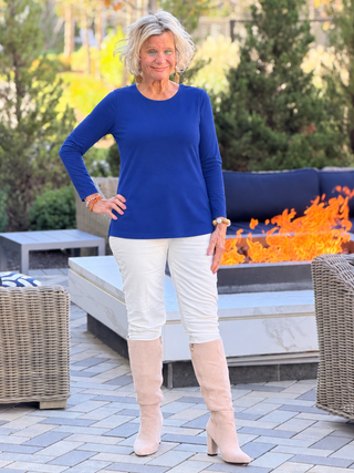 BASE LAYER BLUE TOP LULU-B