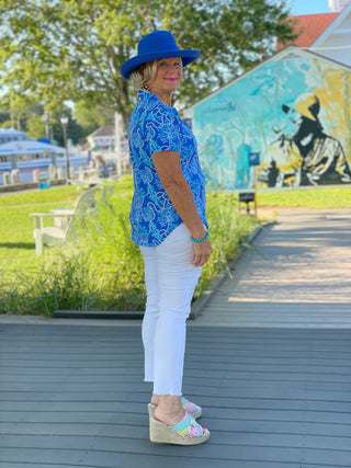 AQUA LANE SHORT SLEEVE TOP
