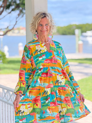 Vacay 3 Ruffle Dress Cathys Place