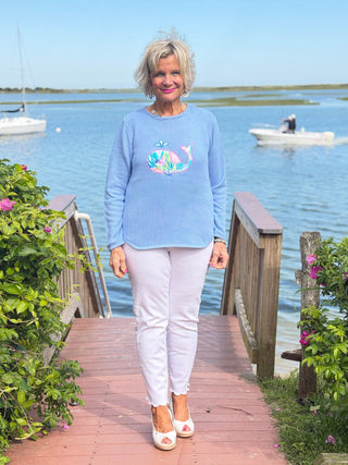 BEACH CLUB PERRI WHALE SWEATER LULU-B
