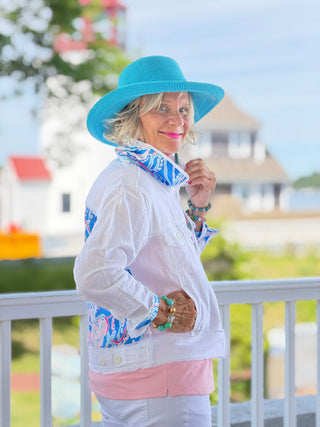 COTTON CANDY COAST LINEN JACKET Cathys Place