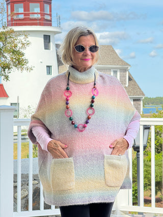 Gradient Colorful Pullover Sweater