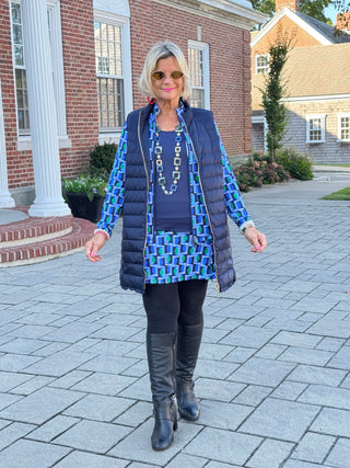 Lulu B Seaport Geo Full Zipper Jacket LULU-B