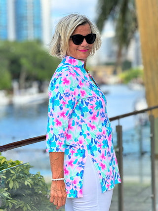 PINK PETALS TUNIC