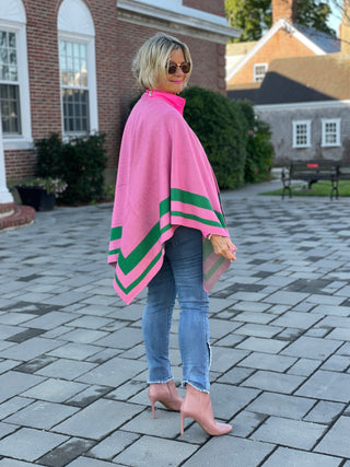 NEW ENGLAND PREPPY RUANA