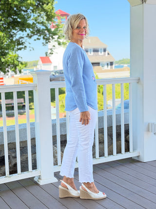 BEACH CLUB PERRI CAPE COD ANCHOR SWEATER LULU-B