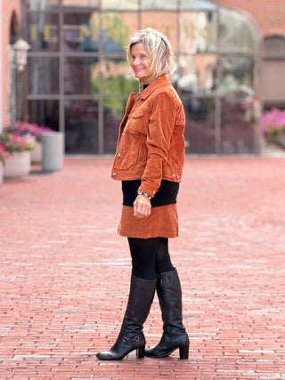 LULU-B COPPER SKORT LULU-B