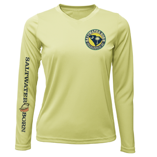 Charleston, SC Kraken State Logo Women's Long Sleeve UPF 50 + Dry-Fit Shirt