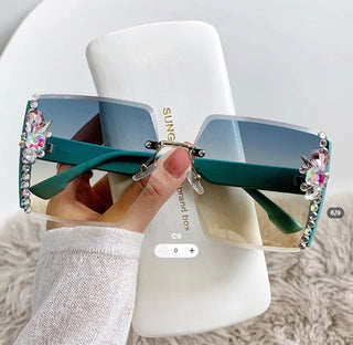 EMERALD GEMSTONE SUNGLASSES