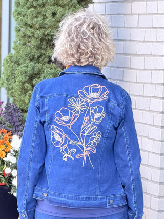 ETHYL FLOWER EMBROIDERED JEAN ETHYL JEANS