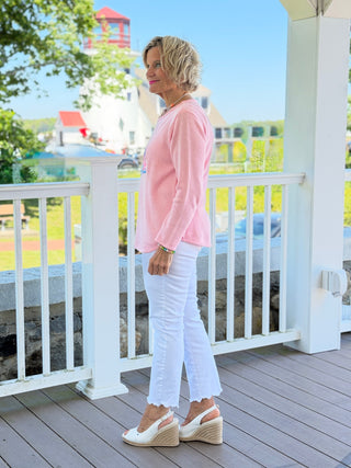 BEACH CLUB YELLOW SAILBOAT SWEATER LULU-B